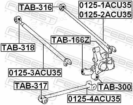 Febest TAB-166Z