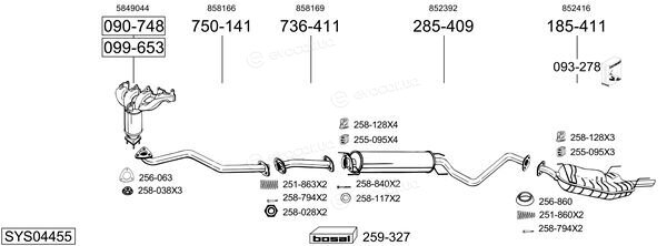 Bosal SYS04455