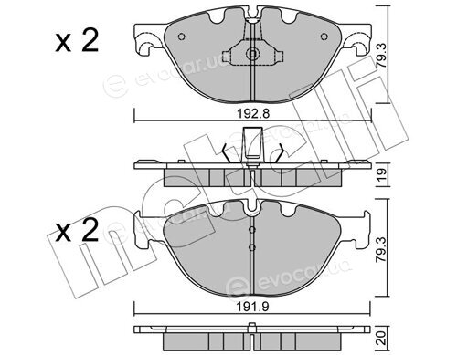 Metelli 22-0830-0