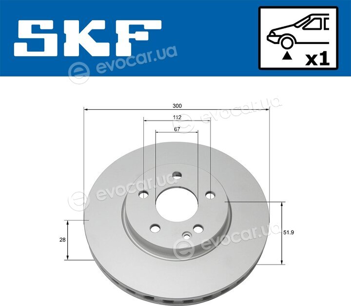 SKF VKBD 80191 V1
