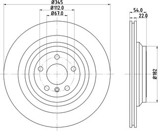 Hella Pagid 8DD 355 126-311