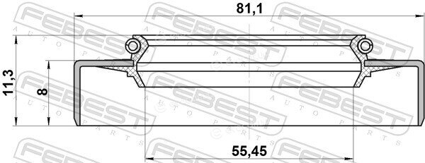 Febest 95GDY-57810811X