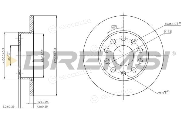 Bremsi CD7276S