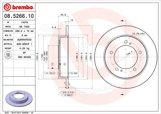 Brembo 08.5266.10