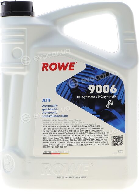 Rowe 25051-0050-99