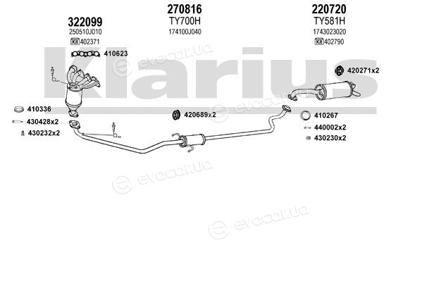 Klarius 900508E