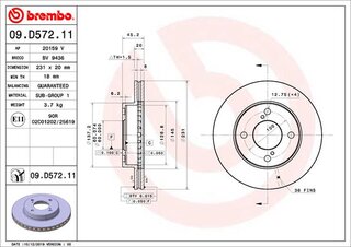 Brembo 09.D572.11