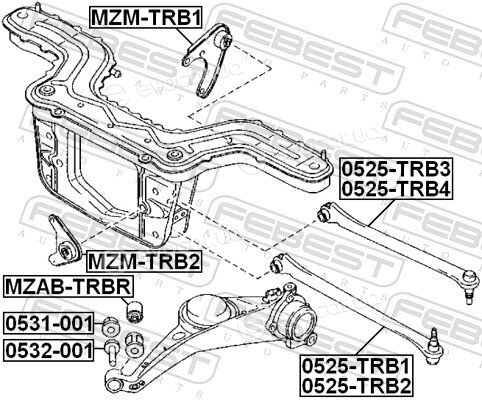 Febest 0525-TRB1