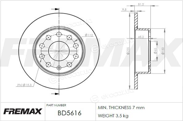 Fremax BD-5616