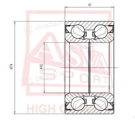 Asva DAC40740042