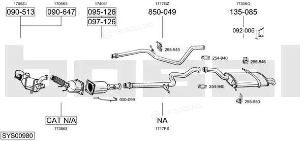 Bosal SYS00980