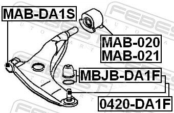 Febest MAB-DA1S