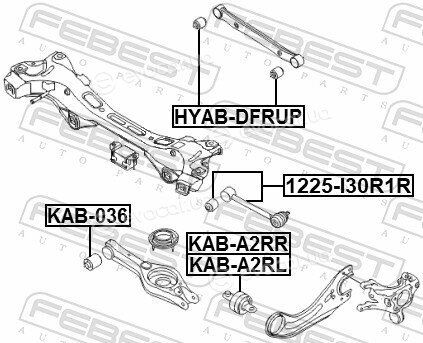 Febest HYAB-DFRUP