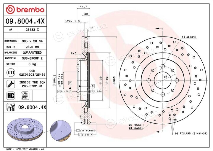 Brembo 09.8004.4X