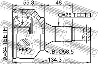 Febest 2510-30720