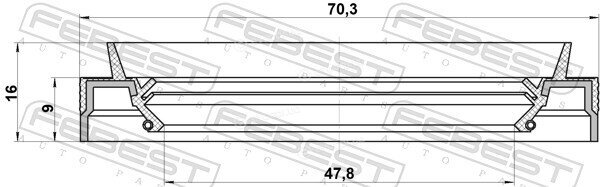 Febest 95JEZ-50700916L