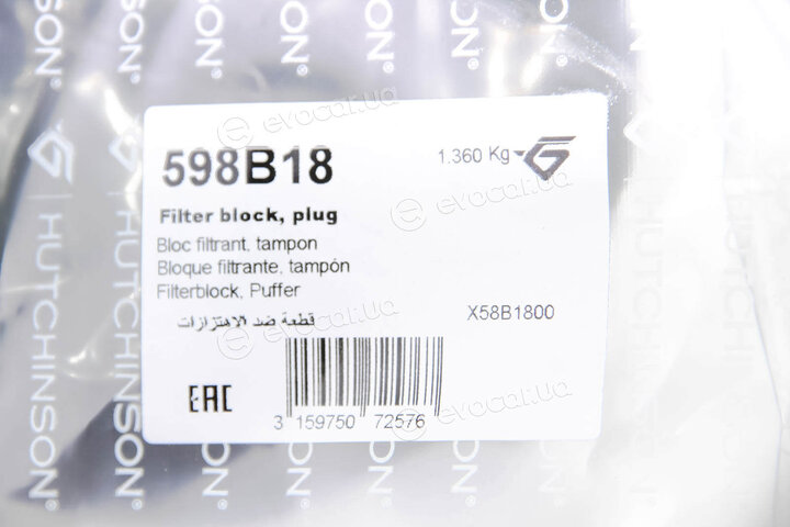 Hutchinson 598B18