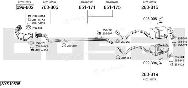 Bosal SYS10595