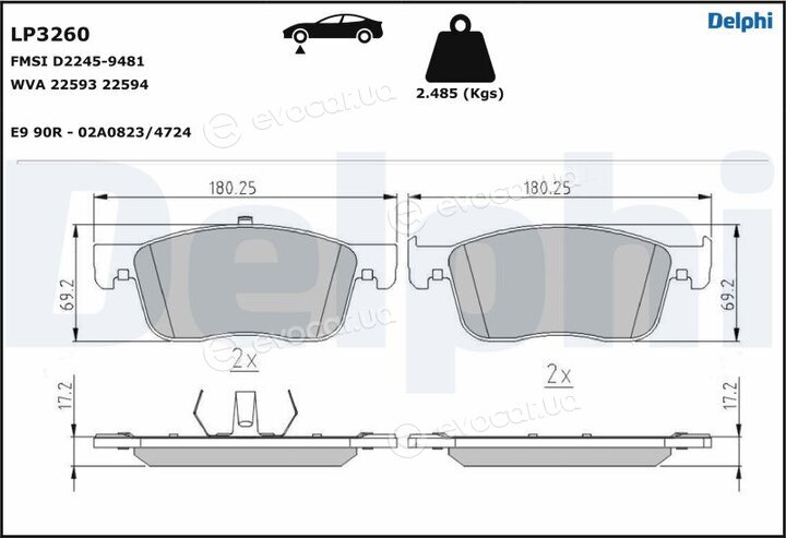 Delphi LP3260