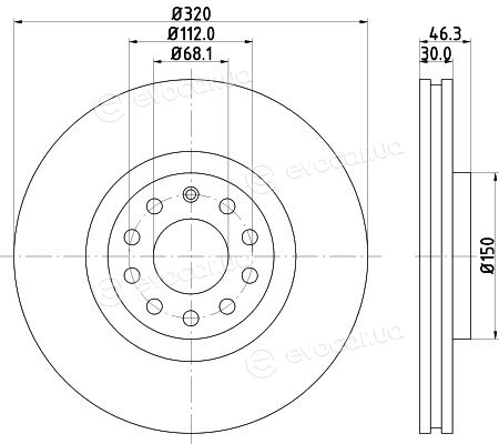 Hella Pagid 8DD 355 107-631