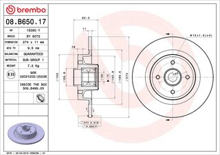 Brembo 08.B650.17