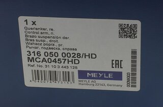 Meyle 316 050 0028/HD