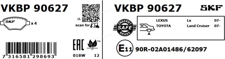SKF VKBP 90627