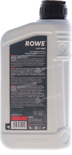 Rowe 25060-0010-99