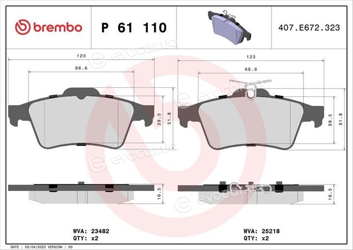 Brembo P 61 110