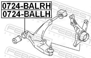 Febest 0724-BALRH
