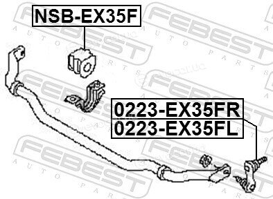 Febest 0223-EX35FL