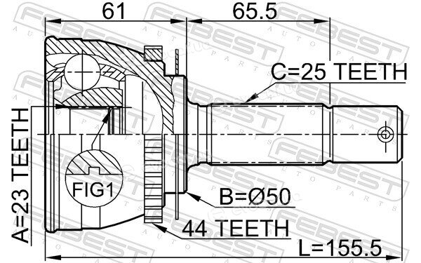 Febest 1210-002A44