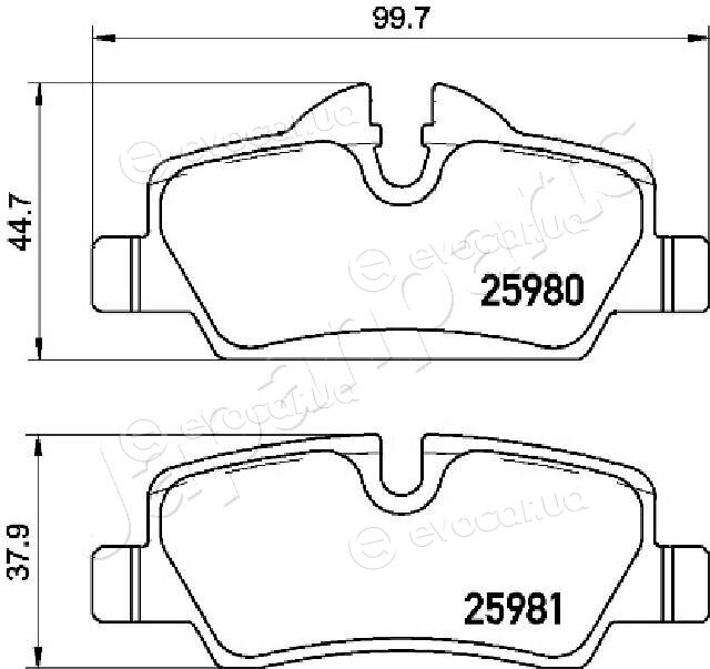 Japanparts PP-0118AF