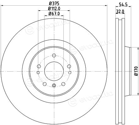 Hella Pagid 8DD 355 128-941