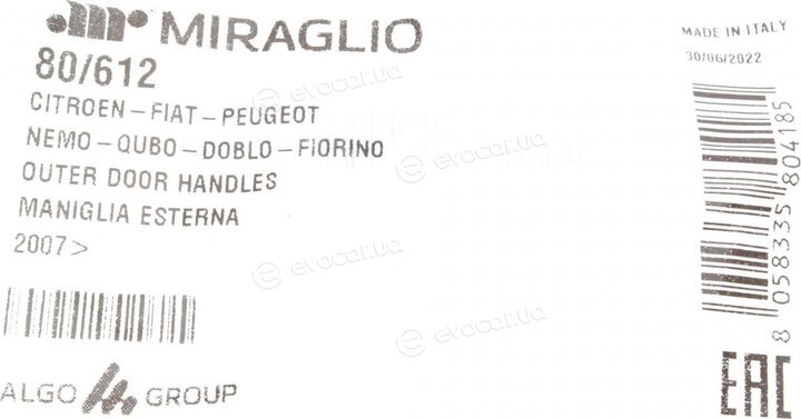 Miraglio 80/612