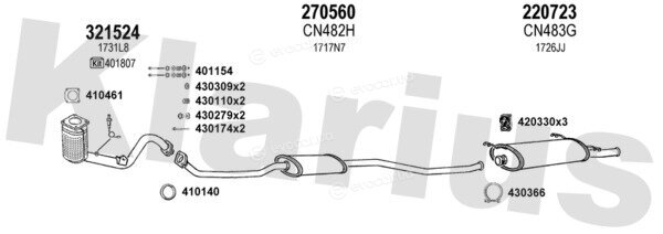 Klarius 180550E