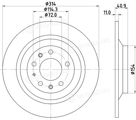 Hella Pagid 8DD 355 114-501