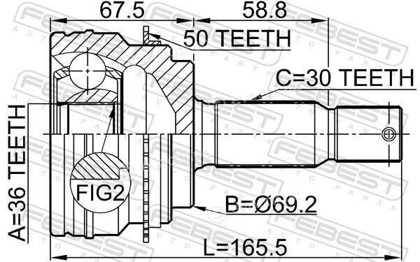 Febest 0410-V97A50