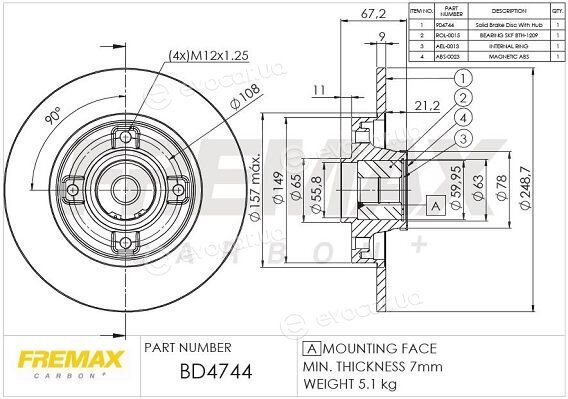 Fremax BD-4744