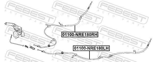 Febest 01100-NRE180LH