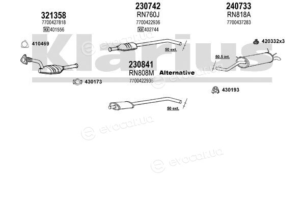 Klarius 720820E