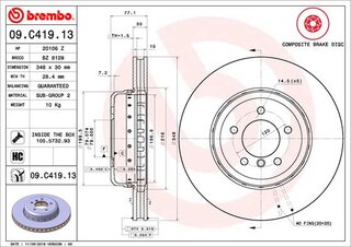 Brembo 09.C419.13