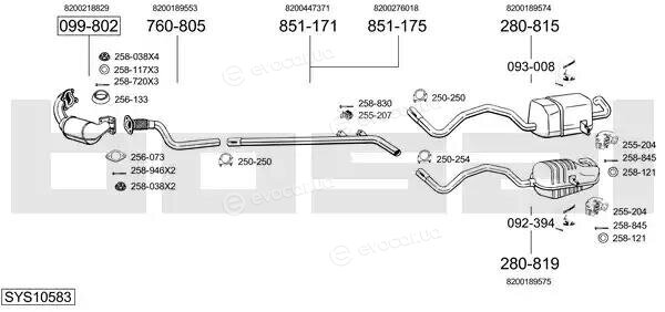 Bosal SYS10583