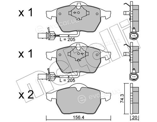 Metelli 22-0181-3