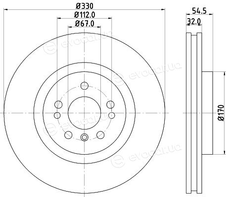 Hella Pagid 8DD 355 126-301