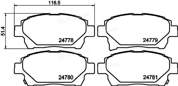 Hella Pagid 8DB 355 014-601