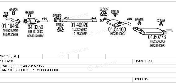 MTS C380635002603