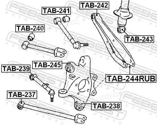 Febest TAB-244RUB