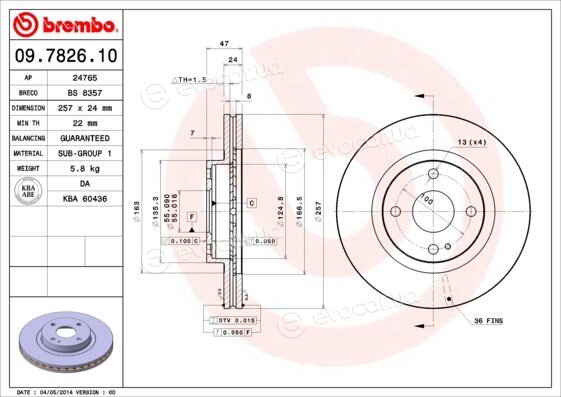 Brembo 09.7826.10