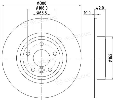 Hella Pagid 8DD 355 132-391